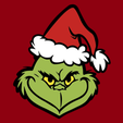 3.png Christmas Grinch Face and hand Cookie Cutter Bundle / Grinch cutter and stamp / Cookies