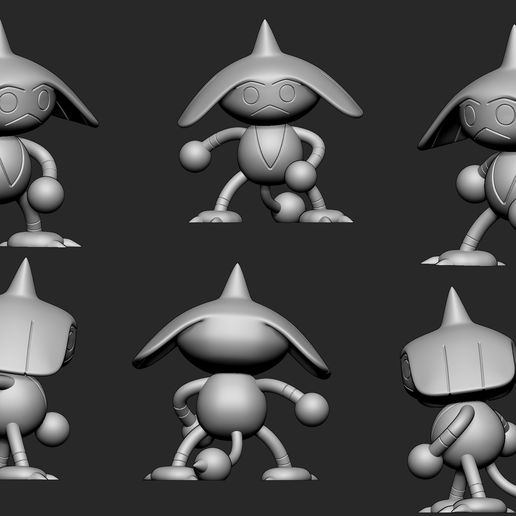 hitmontop-4.jpg Pokemon - Hitmontop with 2 poses
