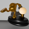 3.png Running Burger Trophy – 1st to 5th Place Set (3D Printable Model)