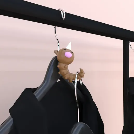 ℗013 Weegle Clothes Hanger Hook 3D print | 3D Printable STL