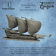 ce I | TOURNEYS o Elven Carrack THROUGH fEper 9 ‘ with Imagin3Designs Playable Interior www.myminifactory.com/users/Imagin3Designs ~ www.facebook.com/imagin3designs , www.instagram.com/imagin3designs/ www.patreon.com/imagin3designs nol Elven Carrack with Playable Interior