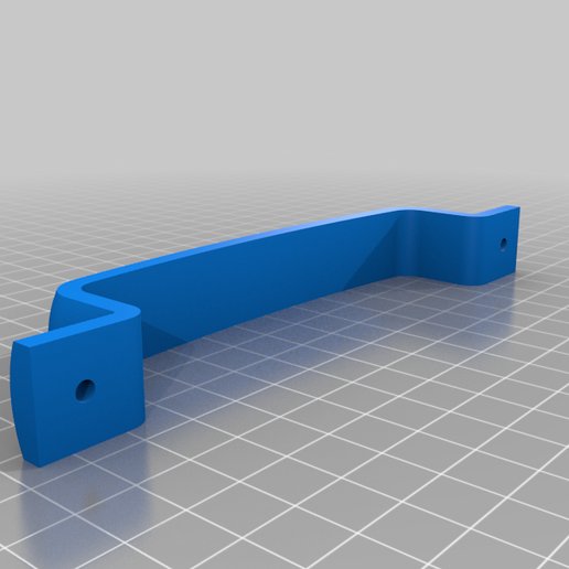 simple door handler - 3D model önizlemesi