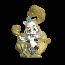 IMG_4076.jpeg STL-Datei Baby Pegasus Hercules Disney Fan Art Action Figur・Design für 3D-Drucker zum herunterladen