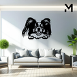 Papillon-Body.png Wall silhouette - Dogs Body