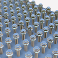 Porca3-M10.png 1/24 SCALE M10 HEXAGON FLANGE NUTS  X 150