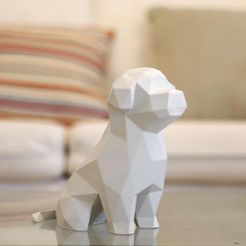 Dudecor-Maltes-Branco-01.jpg Maltese Dog Geometric