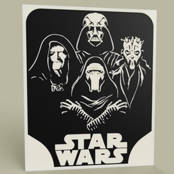 7f255a29-6681-4734-8d4e-79460383e80a.PNG Free STL file StarWars Sith - Palpatine - Darth Vader - Darth Sidious - Kylo Ren・Design to download and 3D print