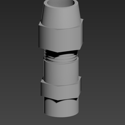 1s.png STL file Boba Fett ROTJ Gauntlet hose connector・Model to download and 3D print