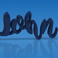 John-keychain-upright.jpg Free STL file John - Keychain and Cake Topper・3D printing idea to download