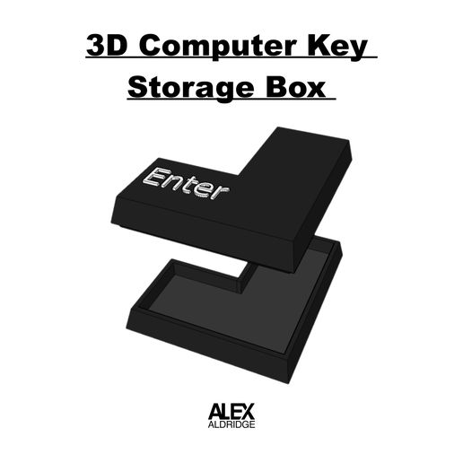 3D Computer Key Storage Box 3D model