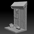 4.png Baby Harry Potter Doorstep Privet Drive Book Nook STL - Shelf Insert 3D Print Model
