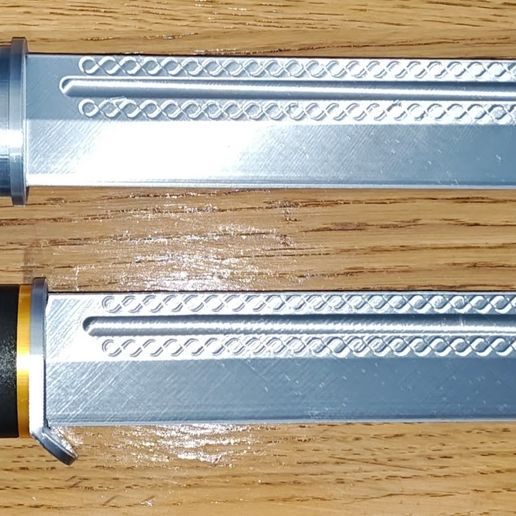 Wolf pommel Seax replica