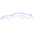Chevrolet Camaro ZL1.stl Camaro Multipack Silhouette Wall Art