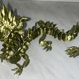 Flexi Print-in-Place Imperial Dragon with 3MF Included!