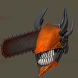 01.jpg Chainsaw Man Full Form Devil Helmet - Denji Cosplay