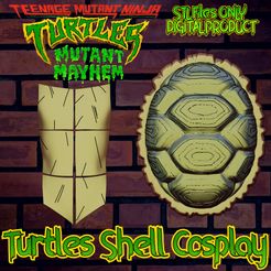 pre.jpg 3D-Datei Schildkrötenpanzer aus Teenage Mutant Ninja Turtles Mutant Mayhem・Design für 3D-Drucker zum herunterladen