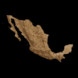 2.png Topographic Map of Mexico – 3D Terrain