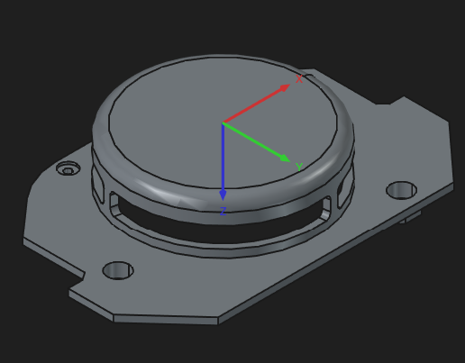 S5 max lidar cover 3D model preview