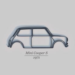Mini_Cooper_S.jpg STL-Datei MINI COOPER (Wandschmuck)・3D-druckbare Vorlage zum herunterladen