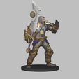 02.jpg Tirion Fordring - World Of Warcraft figure low poly