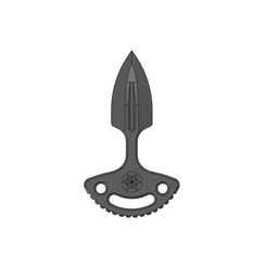 1.png STL file Push dagger・Template to download and 3D print