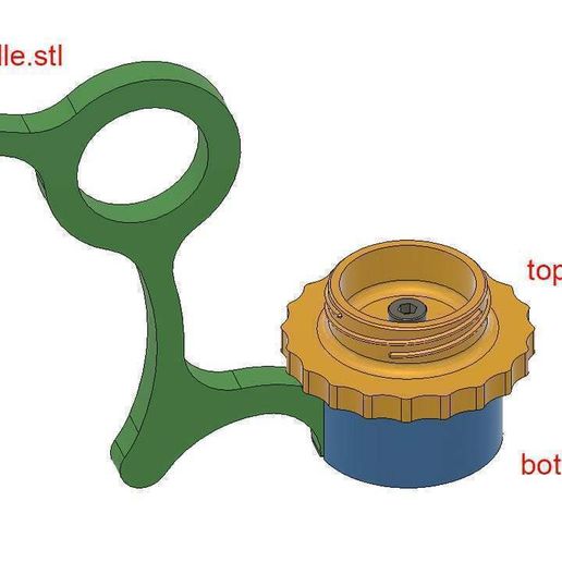 Miniature Painting Stand - 3D model önizlemesi