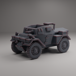 Dingo-2.png STL file Daimler Dingo WWII Scout・Design to download and 3D print