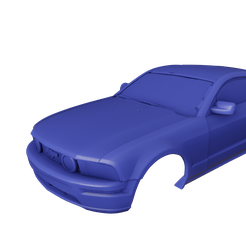 1.png Fichier STL Ford Mustang GT 2005・Modèle pour impression 3D à télécharger