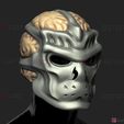 001e.jpg Jason X Mask - Friday 13th movie  - Horror Halloween Mask 3D print model