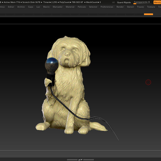 lam dog - 3D model önizlemesi