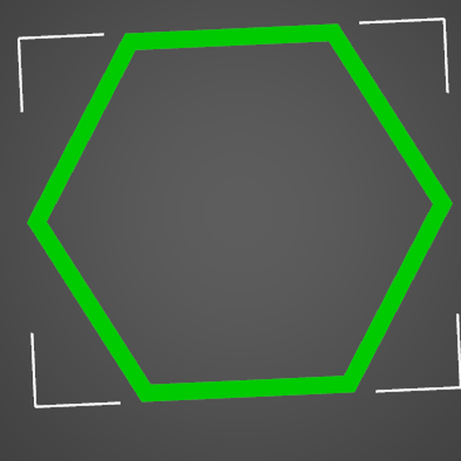 hexagon for hexagon wall art 3D model