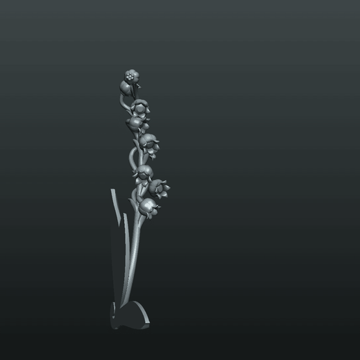 LOTV-04.png Download file Lily of the valley • 3D printing model, Skazok