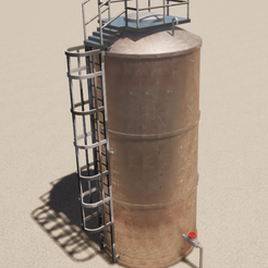 Image1.png Archivo STL Depósito de combustible HO (1/87)・Modelo para descargar y imprimir en 3D