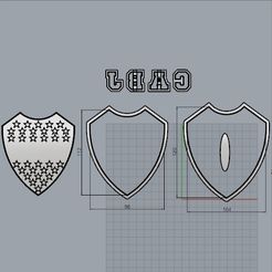 EscudoBoca120mm.jpg STL file Mouth shield, Cookie cutter.・3D printing idea to download, CR3D-creaciones3d