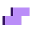 tetris_Z_-_80mm_solid.stl Free STL file Tetris Lens Shelf・3D printable design to download