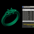 weight.png Luxurious Gold Ring with Ruby 3D print model