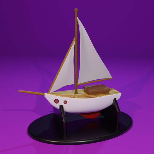 Sailboat 3D model