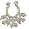 Fem-Fake-Nipple-Piercing-Ring-54-v1-05.png STL file fake Nose hook "Dolphins" FAKE NIPPLE Clamps Pendant PIERCING Female Septum Barbaella male Non-Piercing Body Jewellery Bondage Weight femJ-54 3d print cnc・3D print object to download