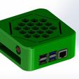Assemblage RPI4.JPG Quattro style case for Raspberry Pi 4 B with V2 camera
