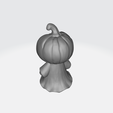 4.png Pumpkin in hoodie - 3d model