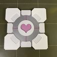 IMG_0724.jpg Companion Cube Coaster (Portal)