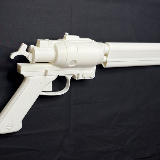 ARC Raiders Anvil Hand Cannon Gun Prop - 3D model önizlemesi