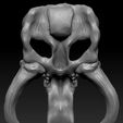 13.jpg Mythosaur Skull Pendant - Mandalorian Symbol Ready for 3d print 3D print model