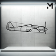 fw190a.png Wall Silhouette: Airplane Set