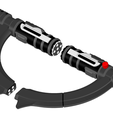 Inquisitor-Saber-v-duel.png Reva Inquisitor Lightsaber | Ahsoka | Folding Action/Duel Modes | Includes Thematic Saber Plinth | By Collins Creations 3D