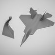YF22-5.jpg Minimalist YF-22 - 3D Printable STL Model