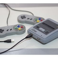 8bb7fd3a2137a5f79f8d8d8f1c6c5b09_preview_featured.jpg Free STL file Snes Mini Raspberry Pi・Design to download and 3D print
