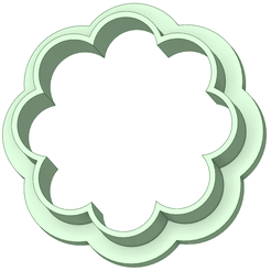 Flor-2-30mm_e.png Archivo STL Flor 2 30mm cookie cutter・Diseño de impresión en 3D para descargar