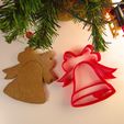 DSC00438.JPG Free STL file Christmas Bell Cookie Cutter・3D printable model to download, NikodemBartnik