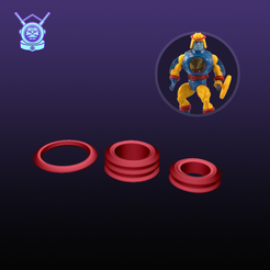 Sy-Klone-Bands-Thumbnail.png Fichier 3D Bracelets de remplacement Sy-Klone - MotU Vintage・Modèle imprimable en 3D à télécharger
